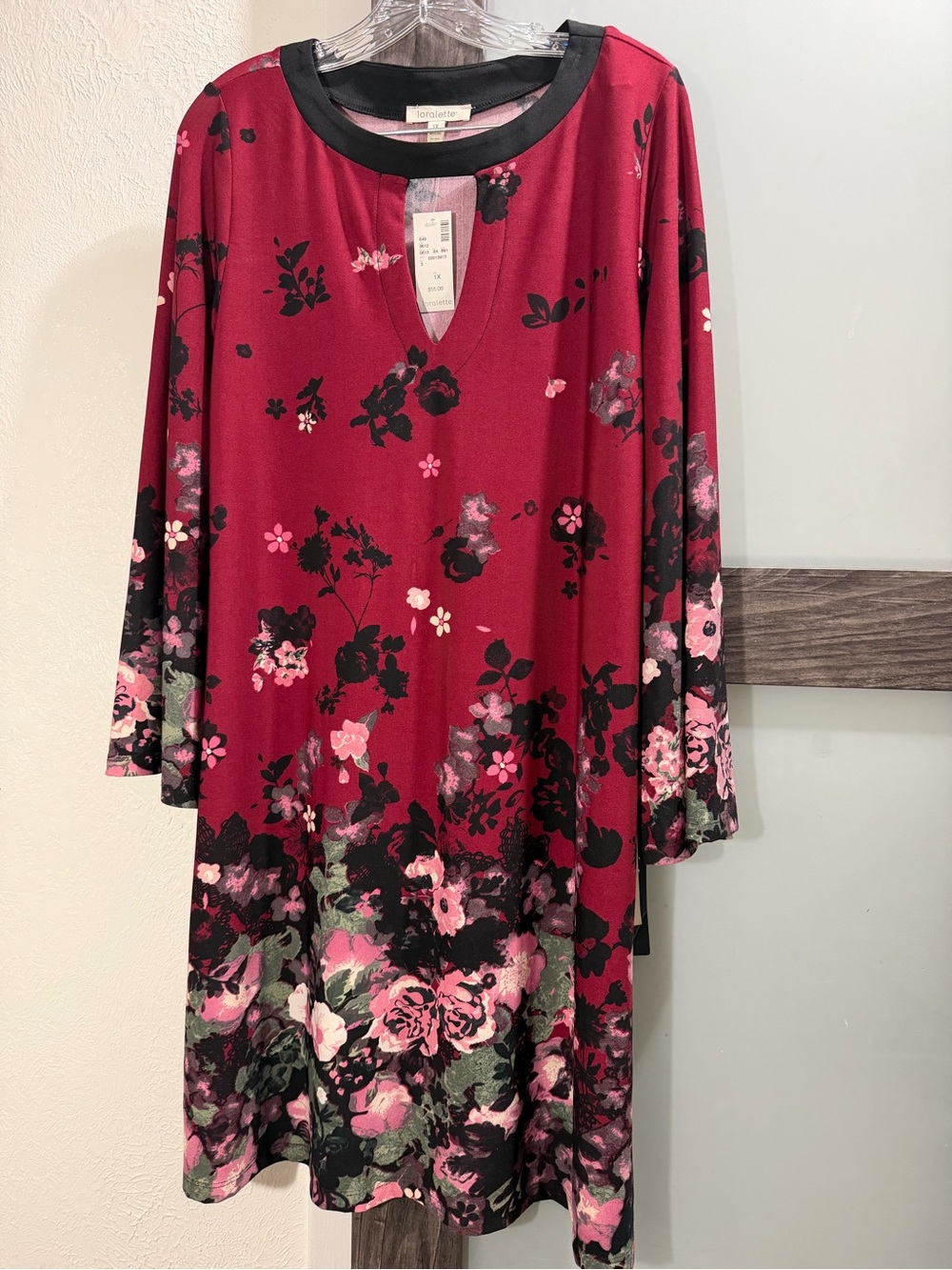 Loralette Floral Shift Dress Size 1X – NWT